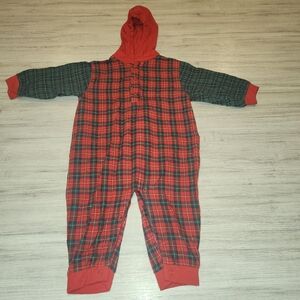 Vintage Small Steps One Piece Christmas Romper Infant Size 18 Months A4